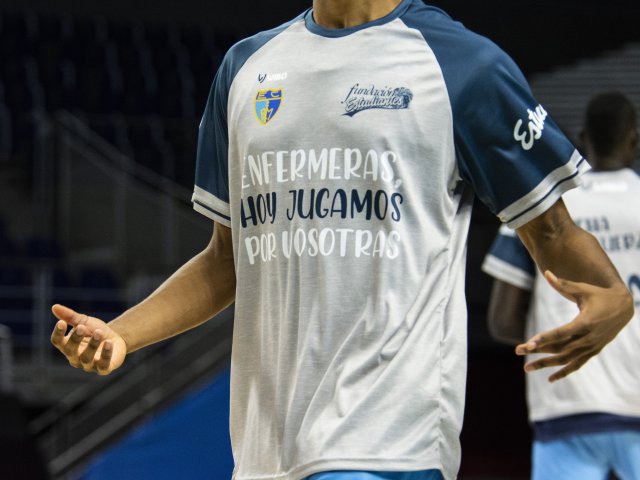 Camiseta que han lucido los jugadores de Movistar Estudiantes